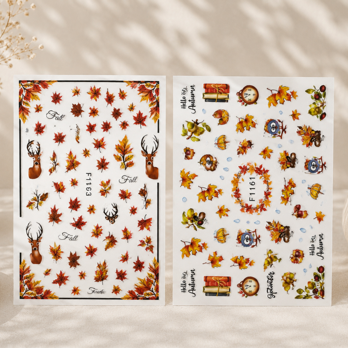 Autumn Forest – Nailart Sticker Set 2er
