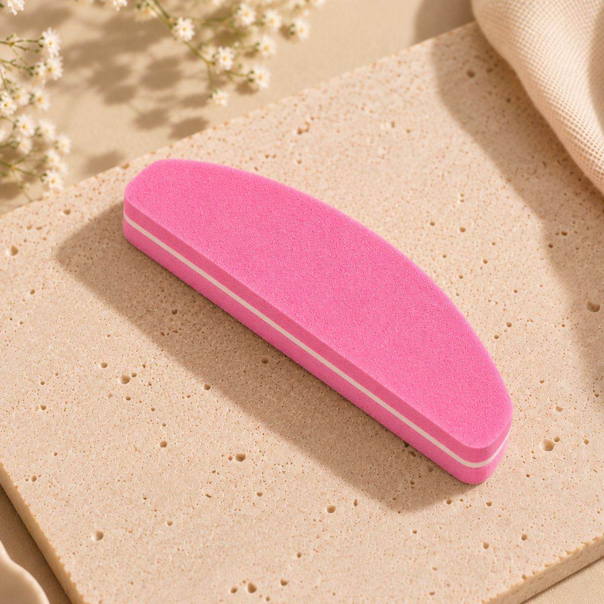 Buffer Block Pink 100/180 | Für Naturnagelvorbereitung und Modellage
