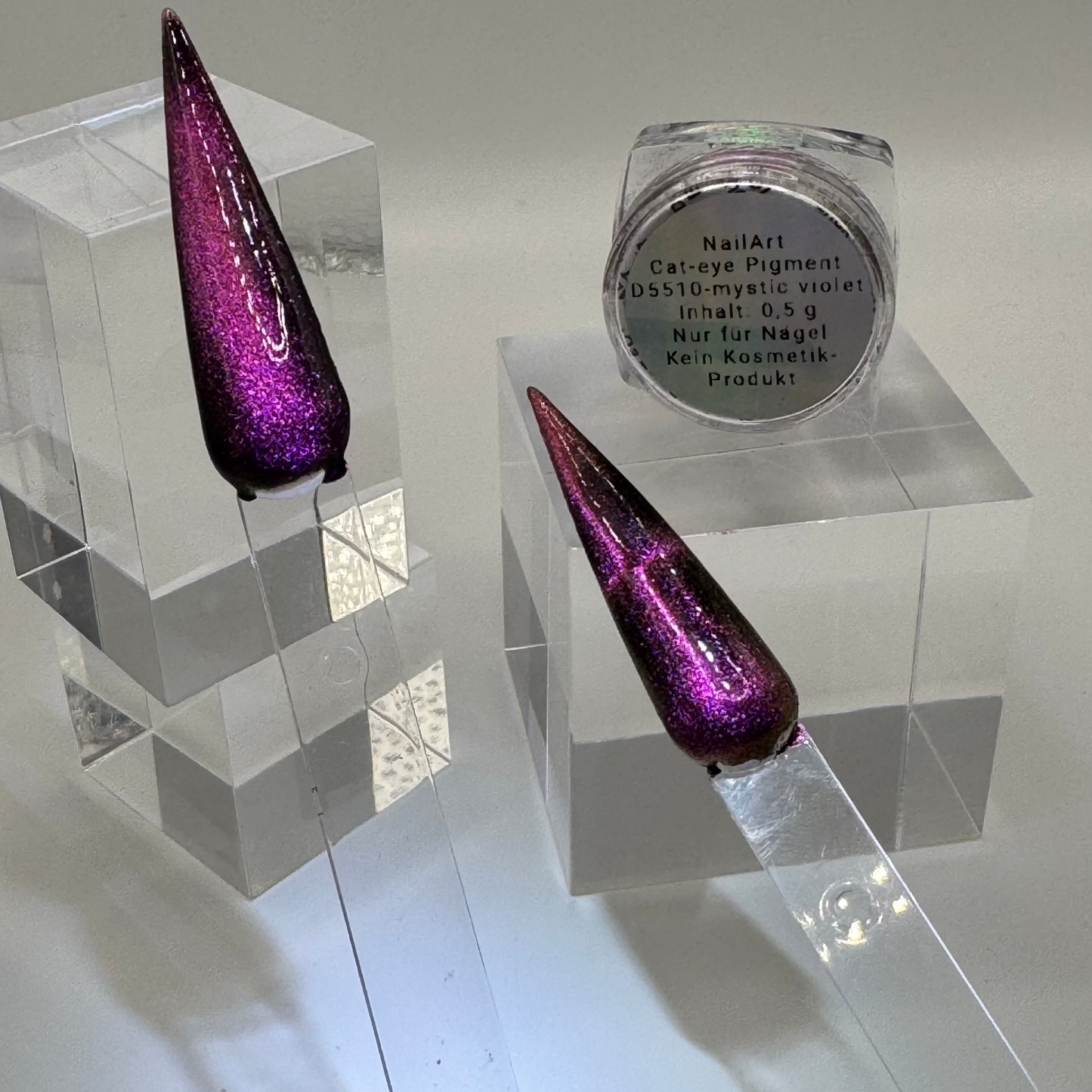 Cat Eye Pigment – Mystic Violet Chamäleon 3D Effekt (0,5g Dose)