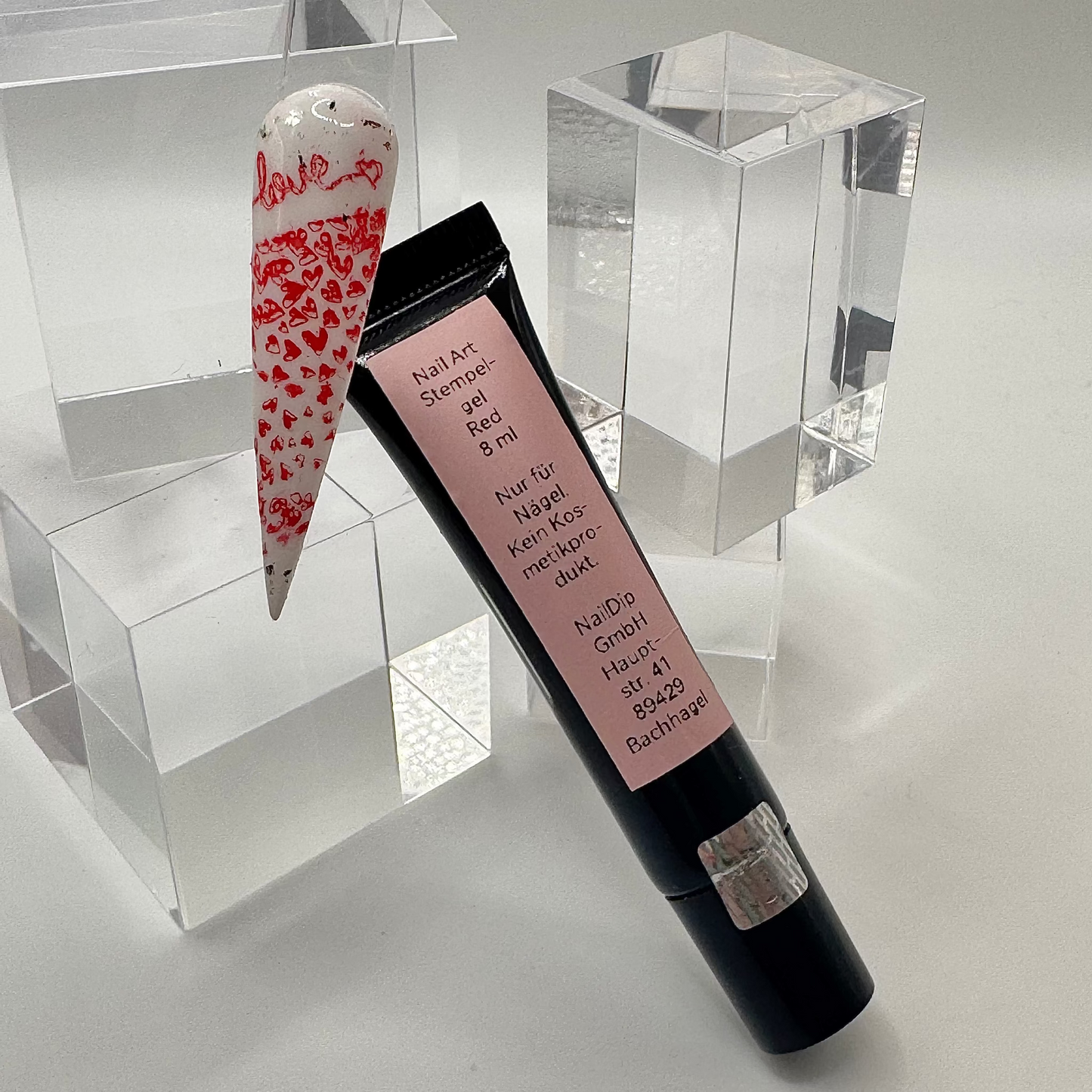 ❤️
Stempelgel Rot (8 ml)