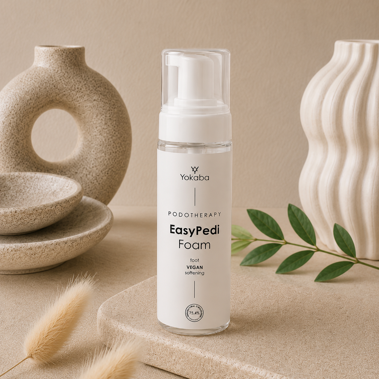 Yokaba PODOTHERAPY EasyPedi Foam Fußschaum mit 20 % Urea | 200 ml