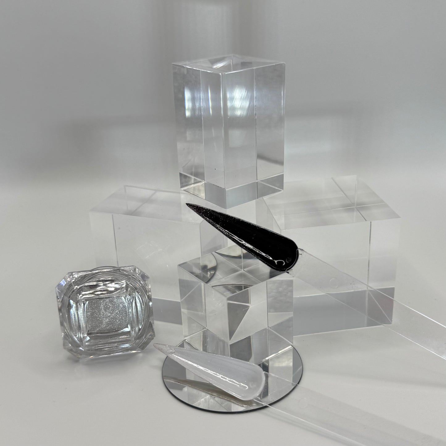 Mirror Chrome Powder Silber-Ultra glänzender Spiegeleffekt (1 g)