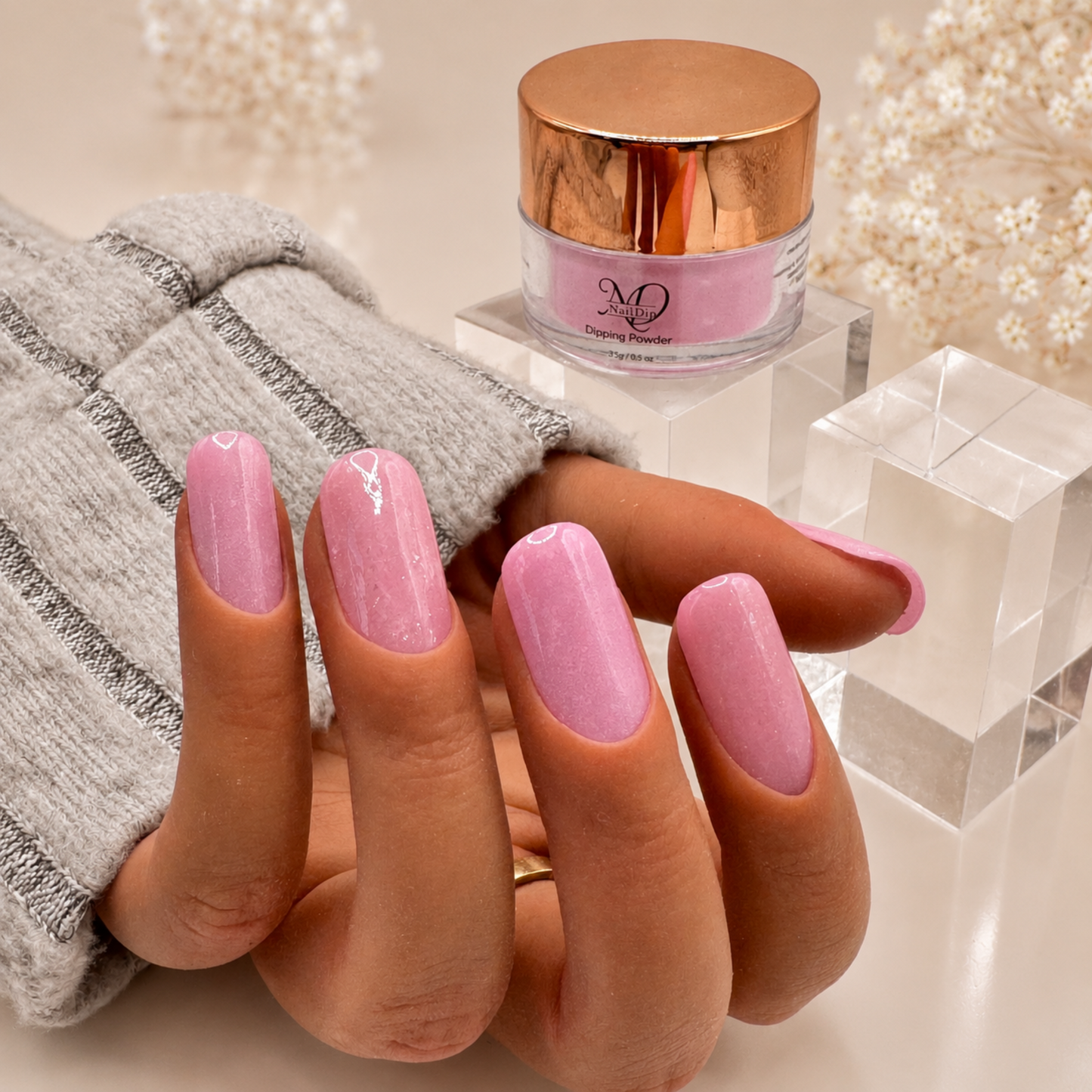 Sweet Bubble Dipping Powder 15g – Rose Dip Nägel | NailDip