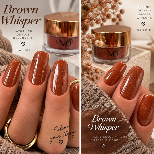 Brown Whisper Dipping Powder 15g | NailDip