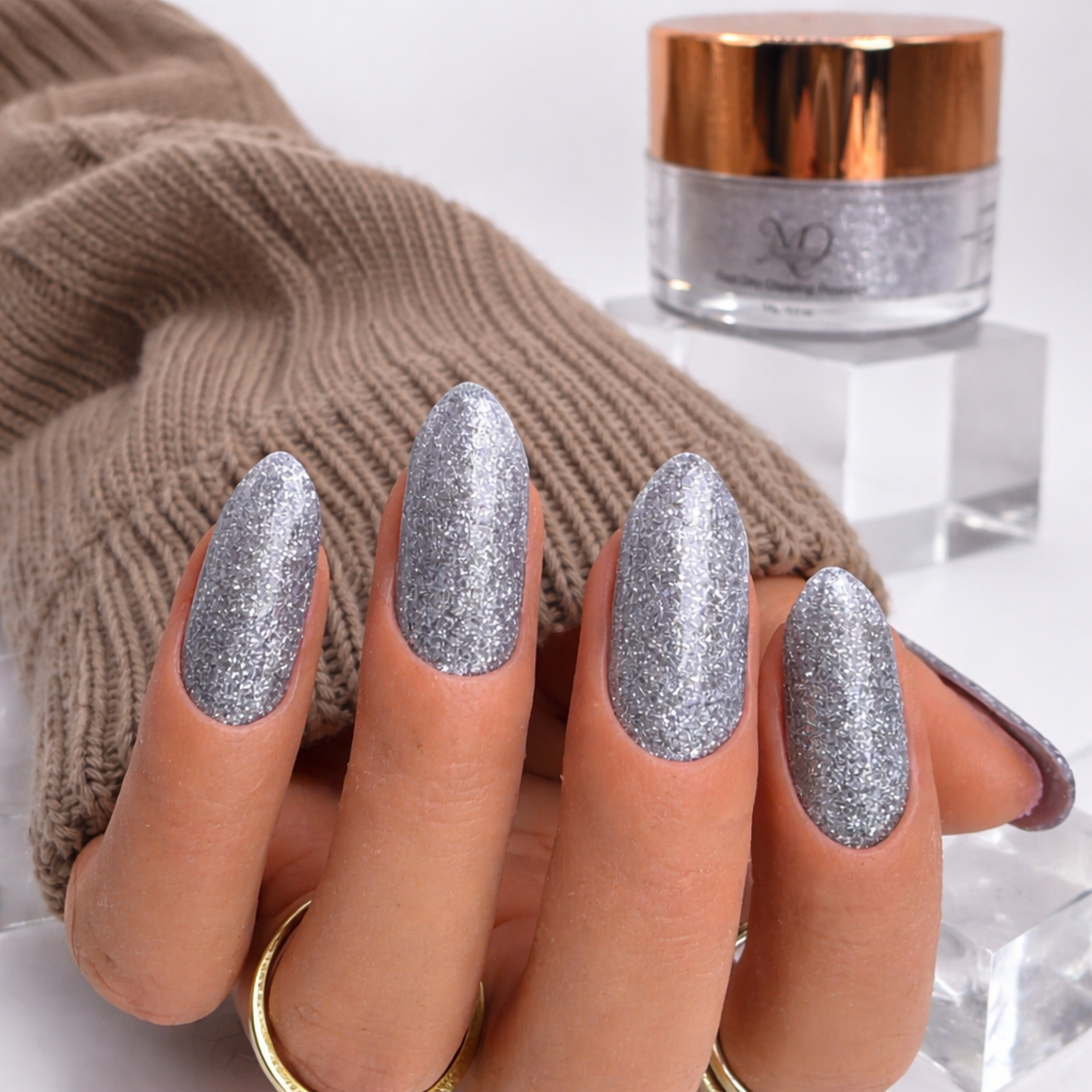 🩶✨Silver Veil - Fast Dry - Dipping Powder 15g