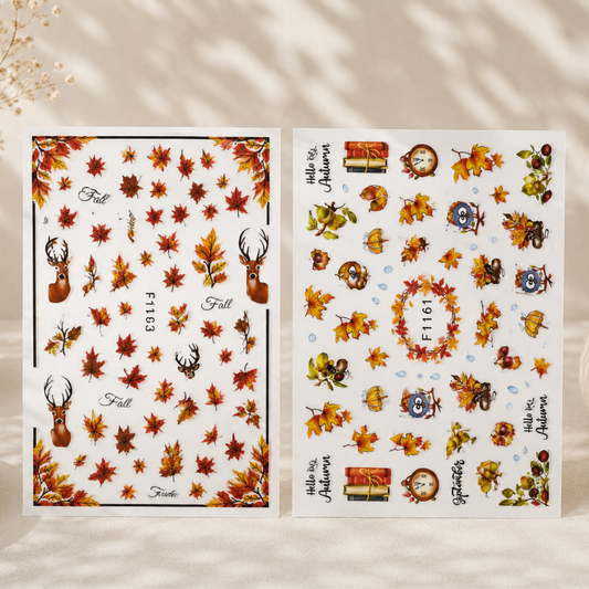 Autumn Forest – Nailart Sticker Set 2er