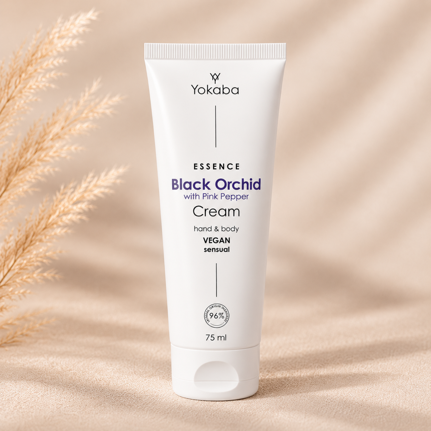 Yokaba ESSENCE Hand- und Körpercreme "Black Orchid with Pink Pepper" | 75 ml