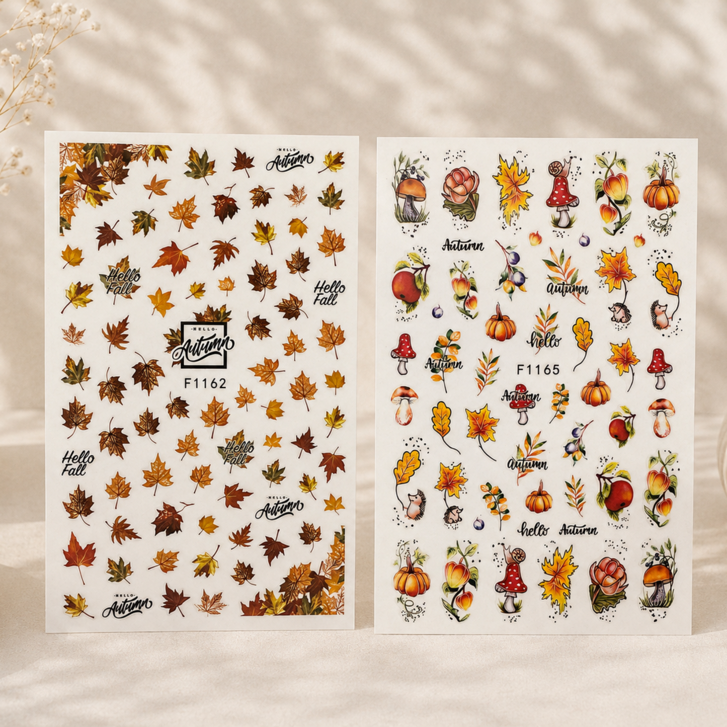Hello Autumn – Nailart Sticker Set 2er