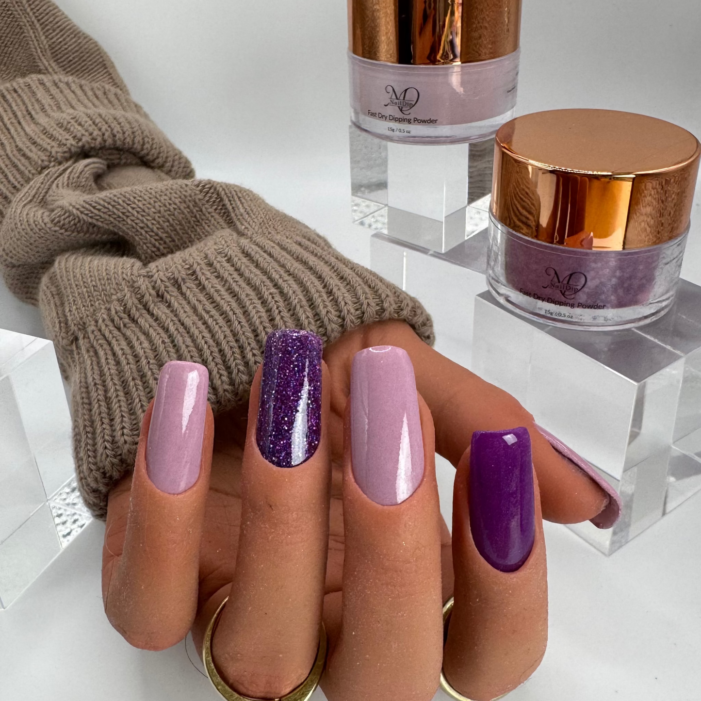 💜 Mouve Mist - Fast Dry - Dipping Powder 15g