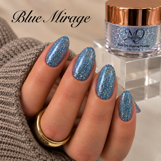 Blue Mirage - Fast Dry - Dipping Powder 15g
