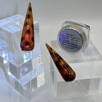 Cat Eye Pigment – Herbst Chamäleon 3D Effekt (0,5g Dose)