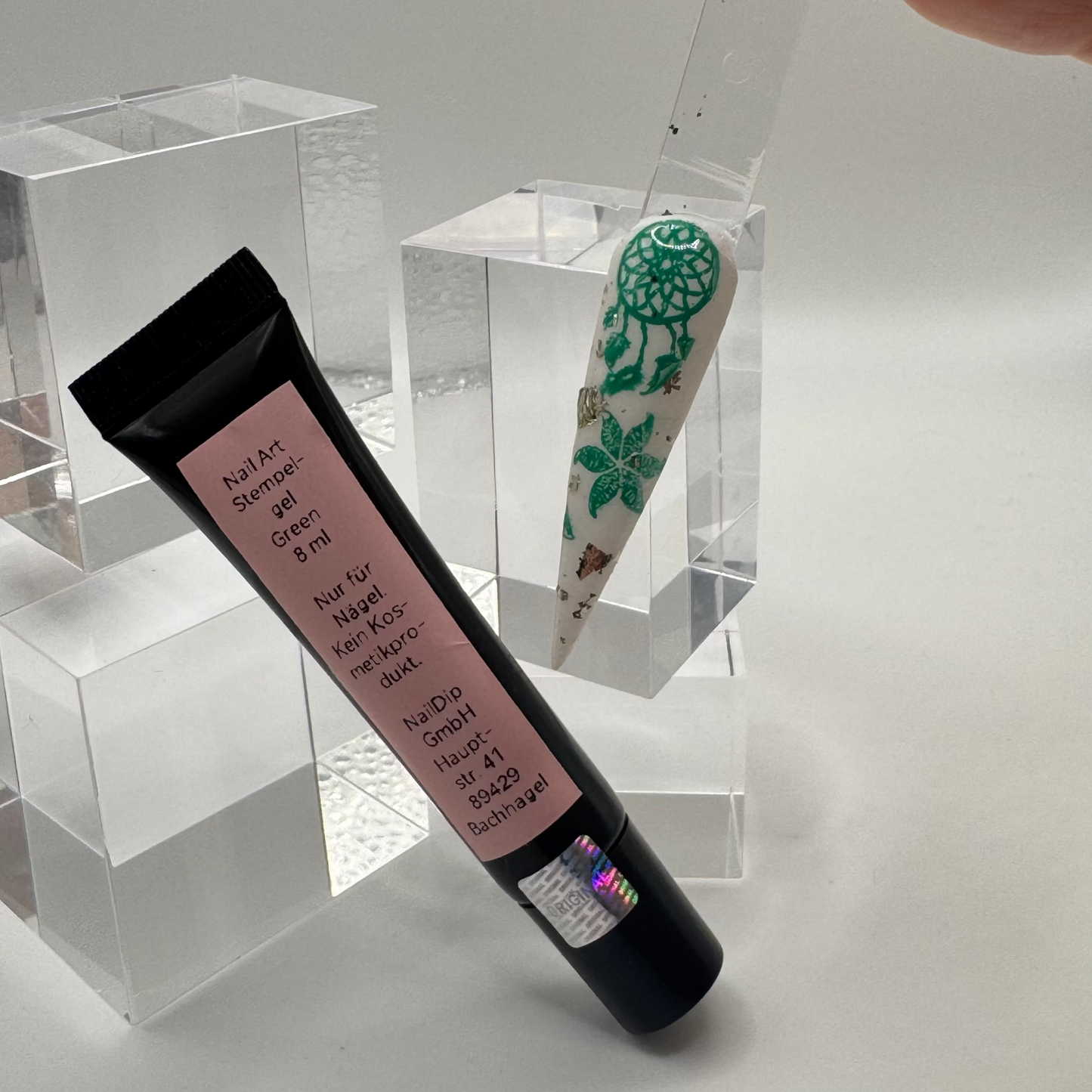 💚 Stempelgel Grün  (8 ml)