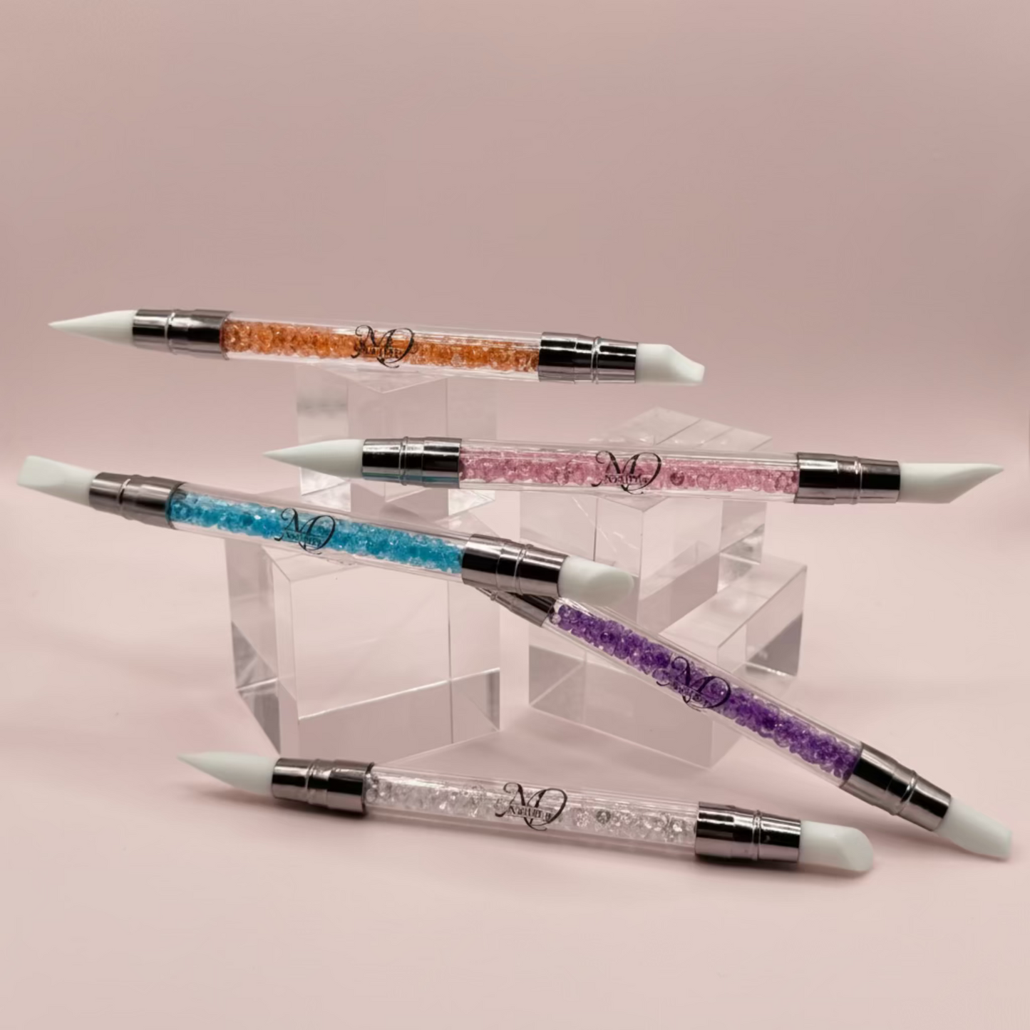 Silikon-Stift 5er-Set – Nailart-Tool für Glitzer, Chrome & Effekte