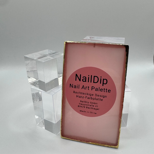✨ Nail Art Palette – Resin Rechteck Mini (Mixed Colors)