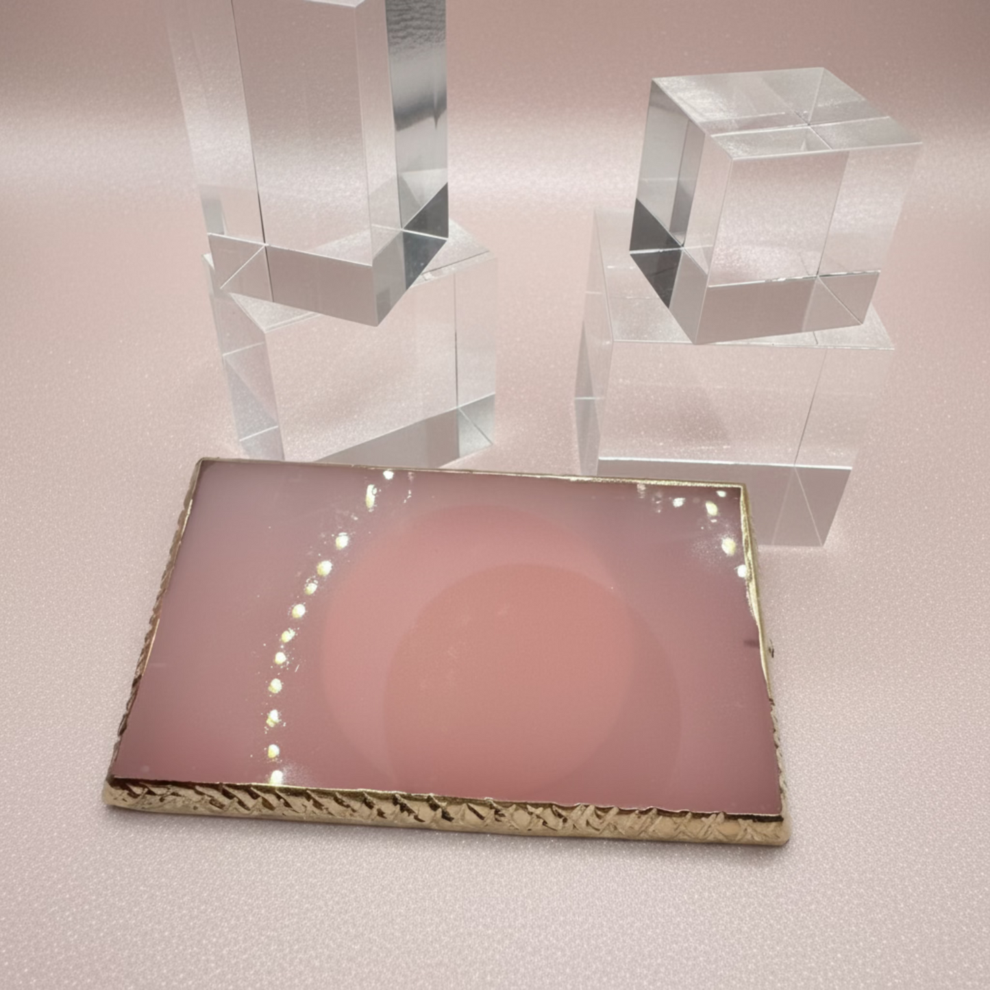 ✨ Nail Art Palette – Resin Rechteck Mini (Mixed Colors)