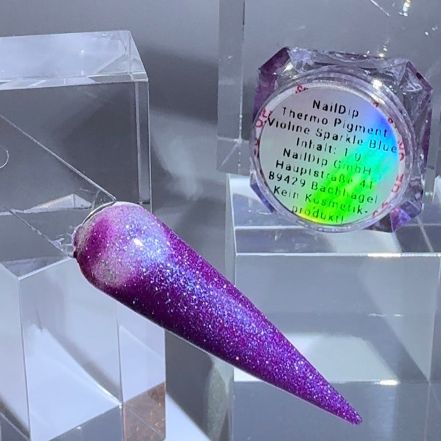 💜 Violine Sparkle blue – Thermopigment 1 g