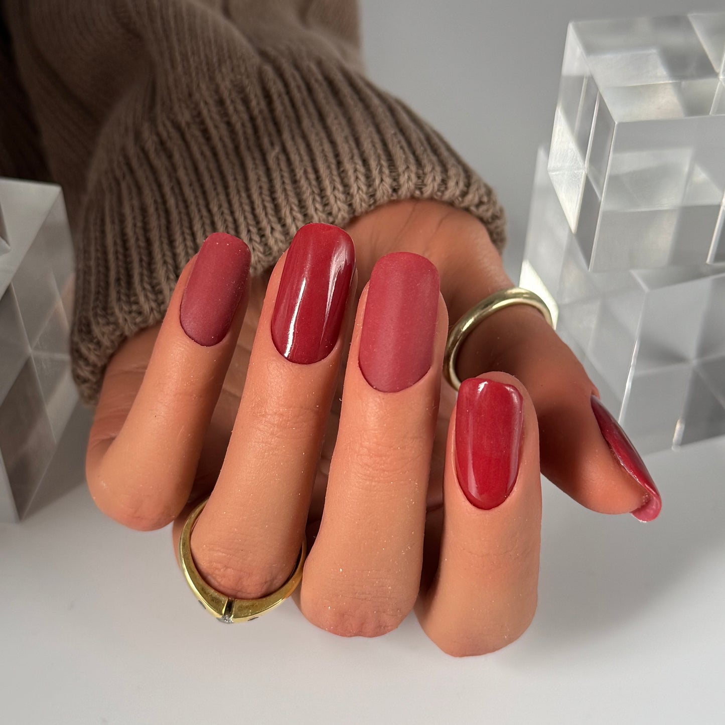 Royale Sangria Dipping Powder 15g – Warmes Rotbraun | NailDip