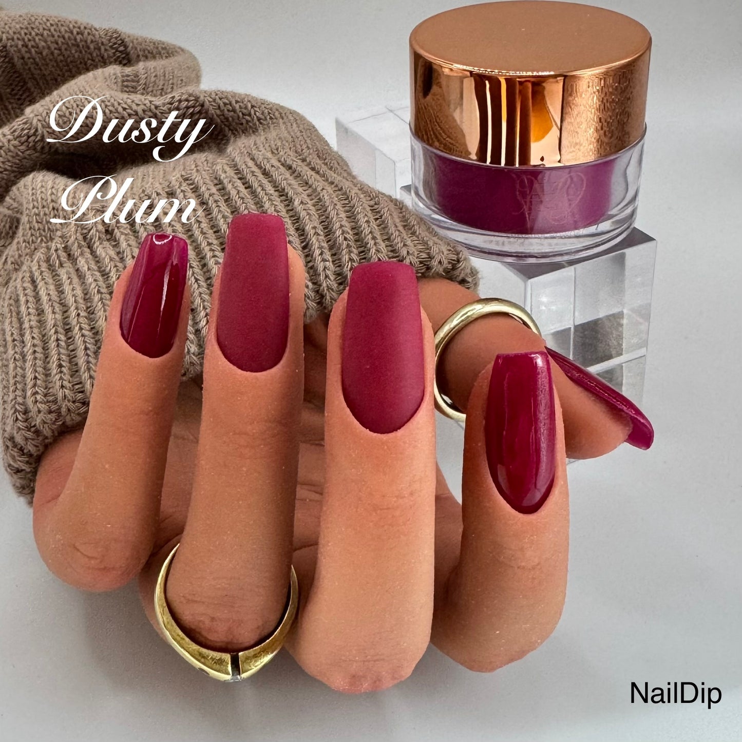 🍇 Dusty Plum – Dipping Powder 15g