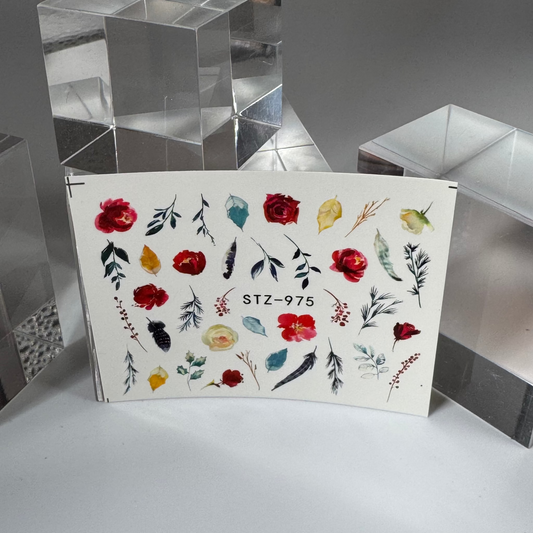 💦 Water Tattoo – bunt (1 Blatt)