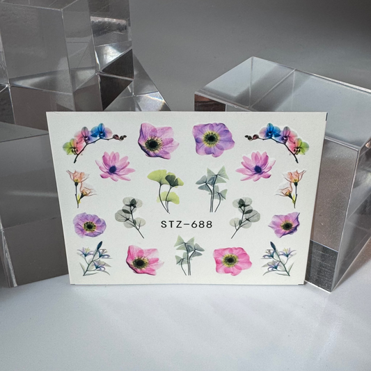 💦 Water Tattoo – Flower rose flieder