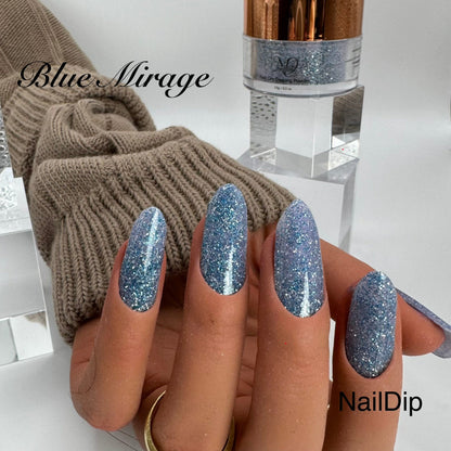 💎✨ Blue Mirage - Fast Dry - Dipping Powder 15g