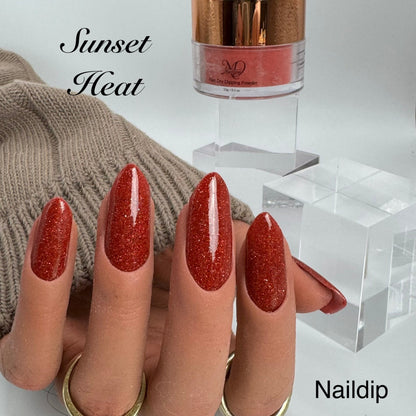 ❤️ 🧡 ✨Sunset Heat - Fast Dry - Dipping Powder 15g