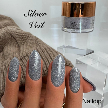 🩶✨Silver Veil - Fast Dry - Dipping Powder 15g