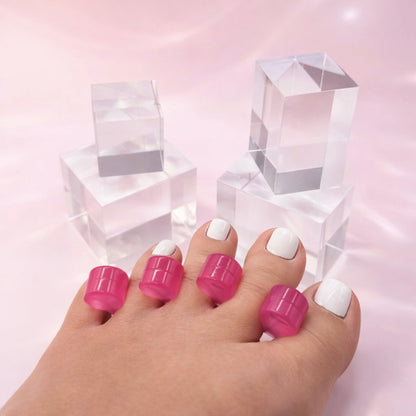 👣  Zehentrenner – Rosa Silikon