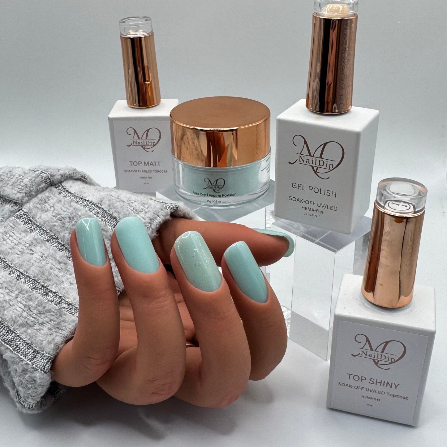 💧Soft Aqua – Fast Dry Dipping Powder 15g