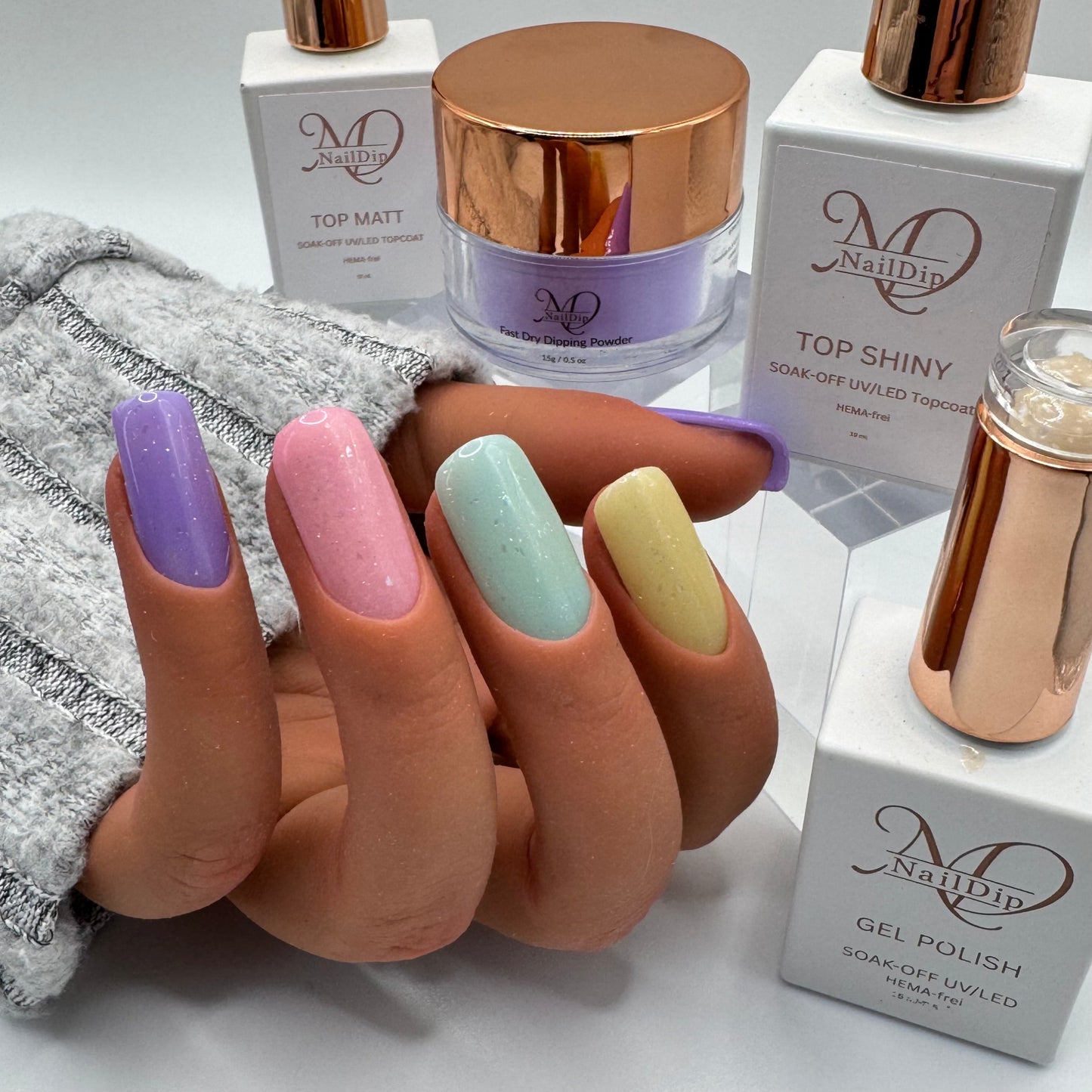 💧Soft Aqua – Fast Dry Dipping Powder 15g