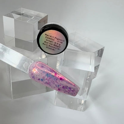 Chameleon Flakes – Pink | Ultra schimmernd für magische Designs (0,4 g Jar)