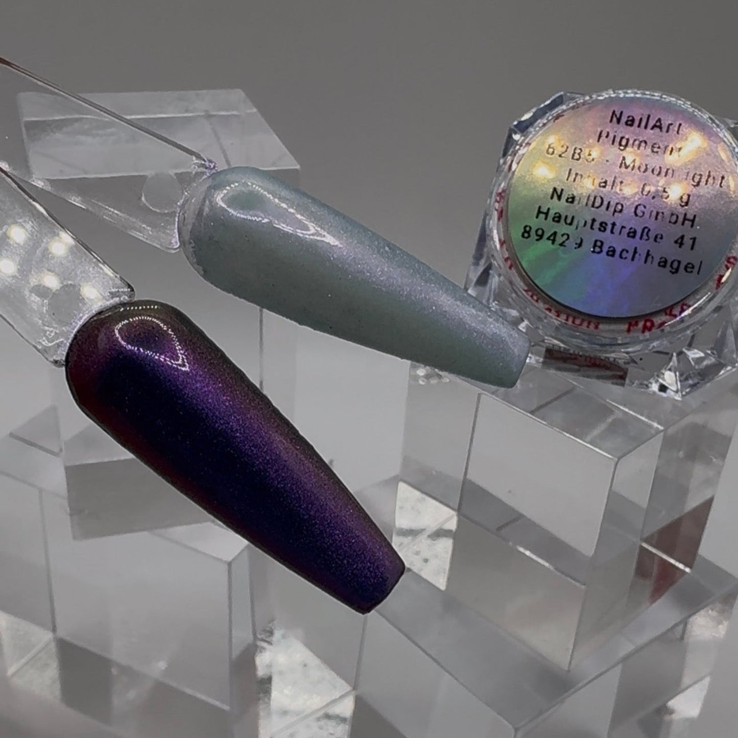 Chameleon Pigment – Moonlight | Ultra schimmernd für magische Designs (0,5 g Jar)