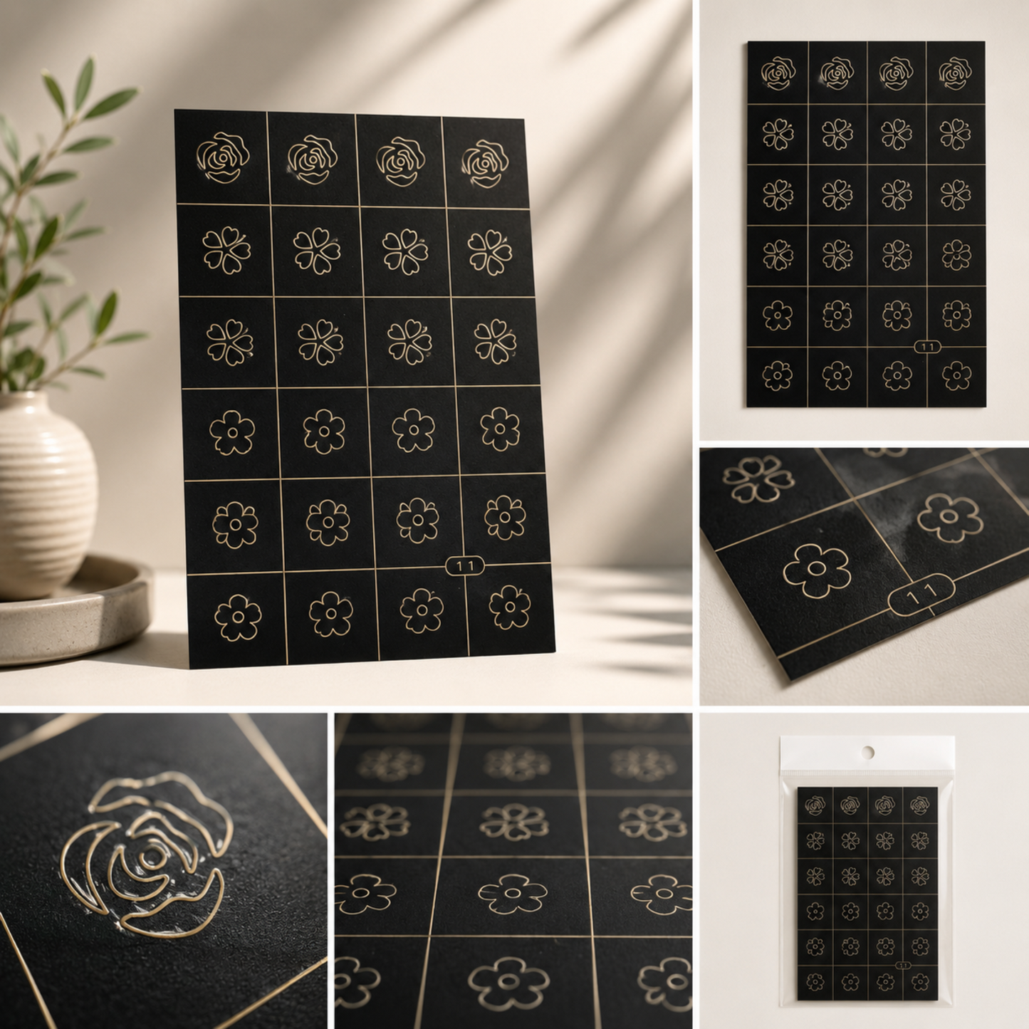 Ombre Design Schablonen