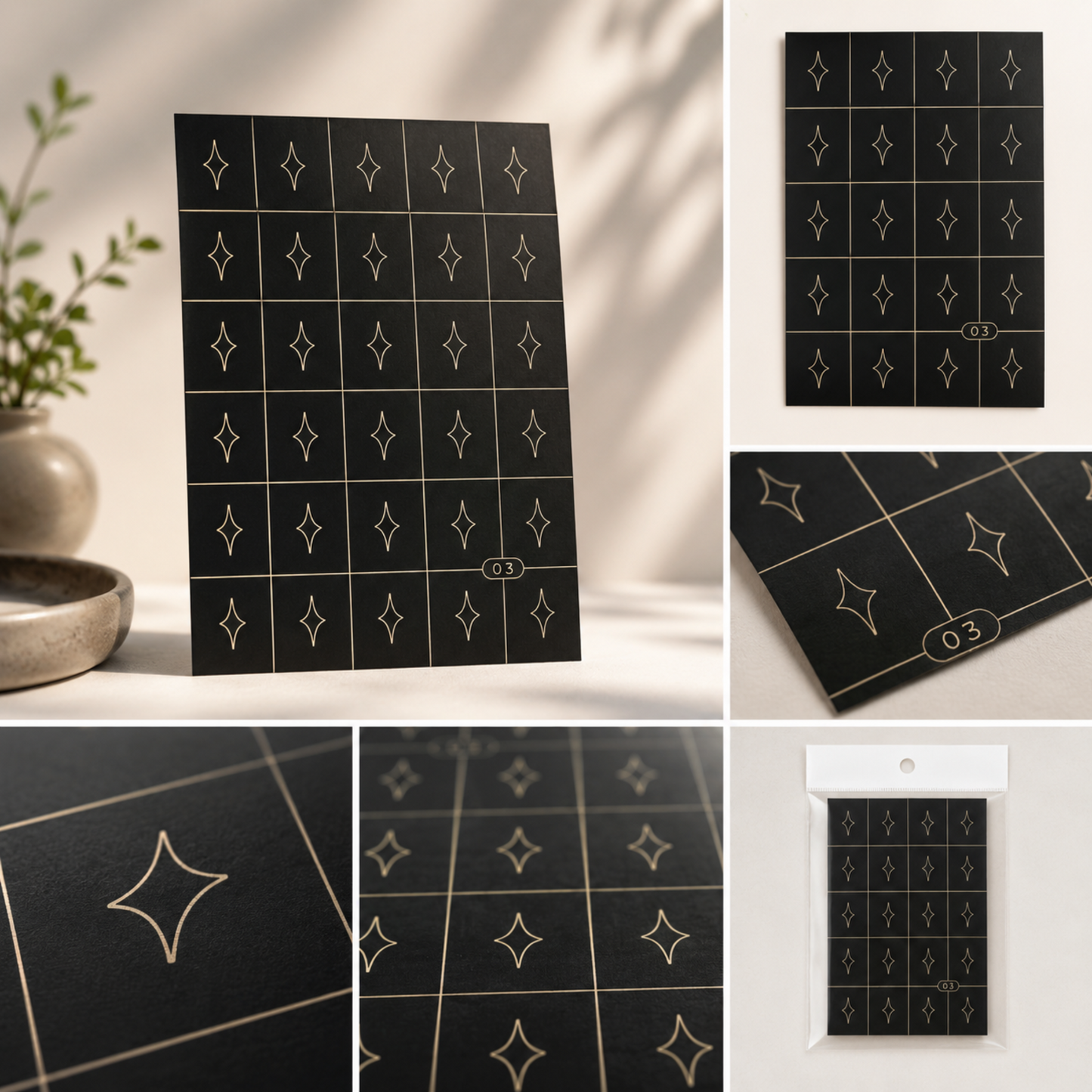 Ombre Design Schablonen