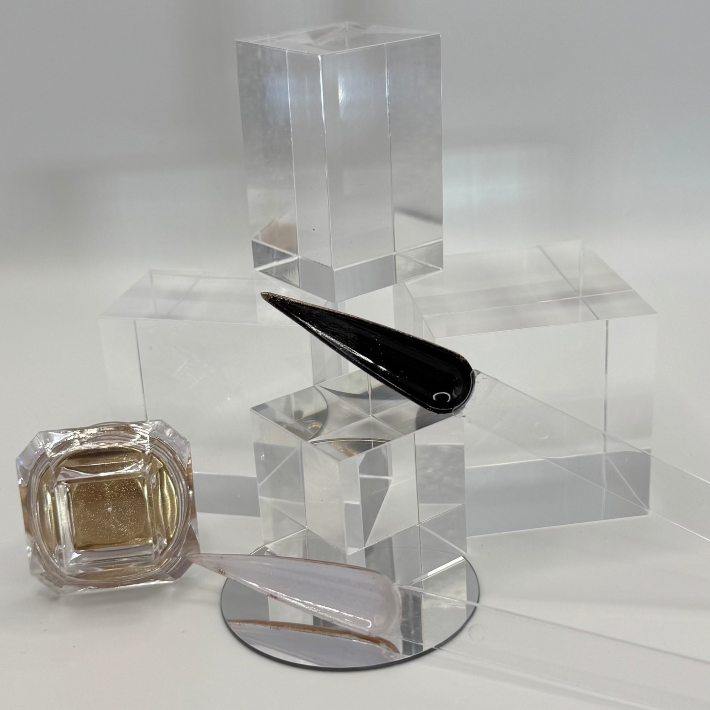 Mirror Chrome Powder Champagner-Ultra glänzender Spiegeleffekt (1 g)