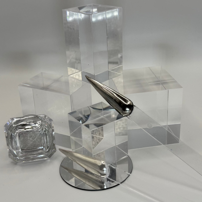 Mirror Chrome Powder Silber-Ultra glänzender Spiegeleffekt (1 g)