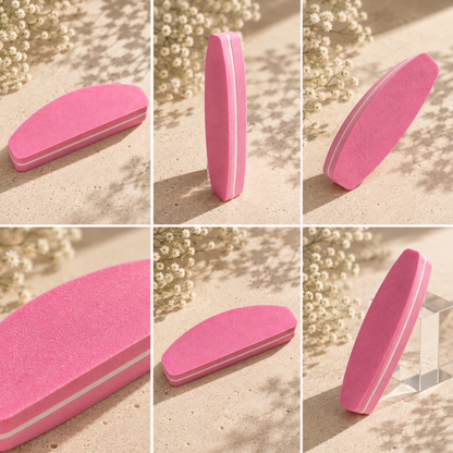 Buffer Block Pink 100/180 | Für Naturnagelvorbereitung und Modellage