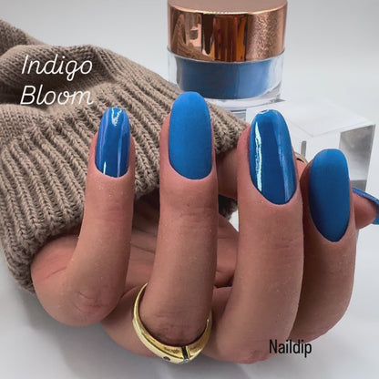 💙  Indigo Bloom – Dipping Powder 15g