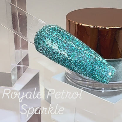 💙 Royale Petrol Spark Fast Dry - Dipping Powder 15g